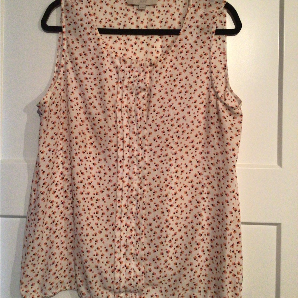LOFT size large pullover top cute!